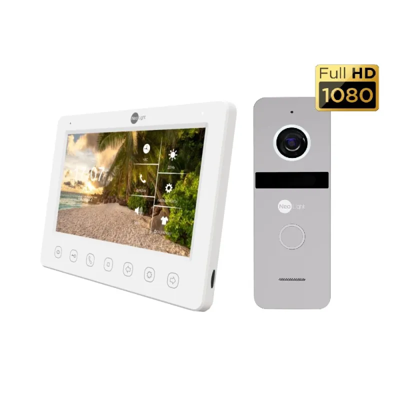 Комплект відеодомофона Neolight KAPPA HD KIT Silver