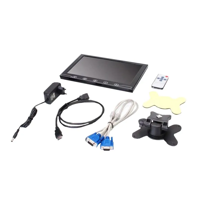 Автомобільний РК-монітор 10.1" (AV + VGA + HDMI + BNC)