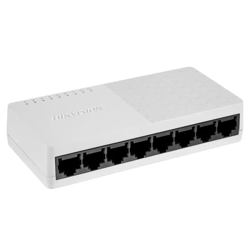 Комутатор 8 портів некерований Hikvision DS-3E0108D-O