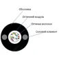 Кабель волоконно оптичний ECG UT002-SM-FRP-G-HDPE (бухта - 2км)