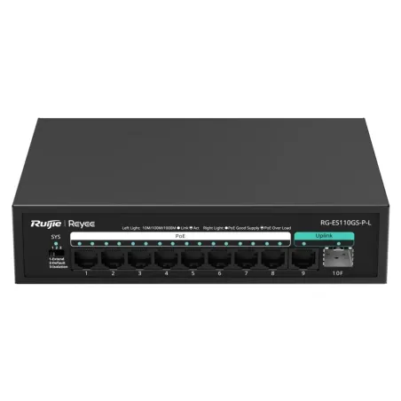 Ruijie Reyee RG-ES110GS-P-L PoE в інтернет-магазині Olden electronics