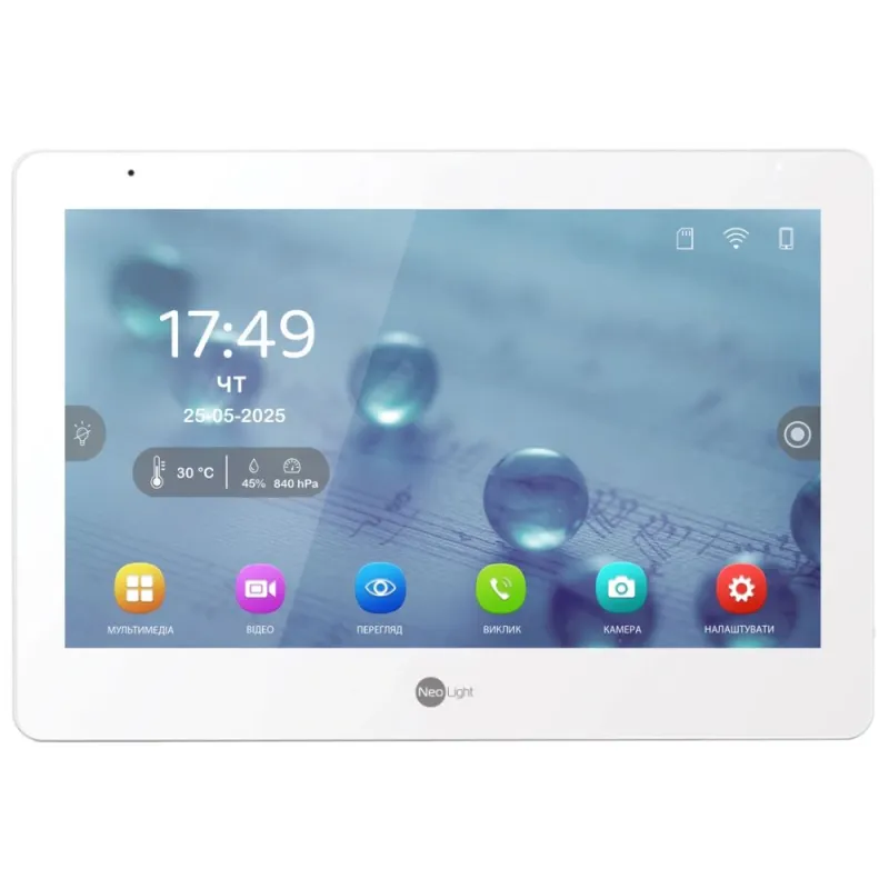 Відеодомофон NeoLight MEZZO Hybrid White