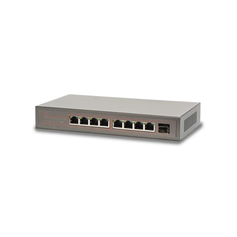 Комутатор Tecsar TS-81sfp Black Комутатор Tecsar TS-81sfp Black