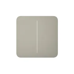 Кнопка для двоклавішного вимикача Ajax SoloButton (2-gang) Olive