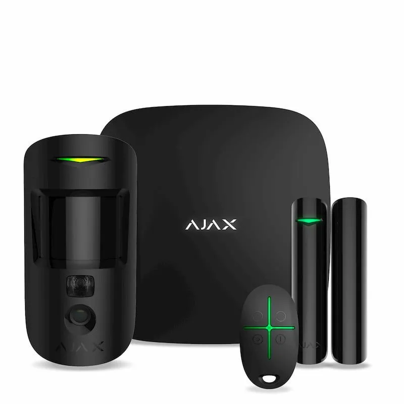 Комплект охоронної сигналізації Ajax HDR StarterKit Cam Plus Black (StarterKit Cam Plus)
