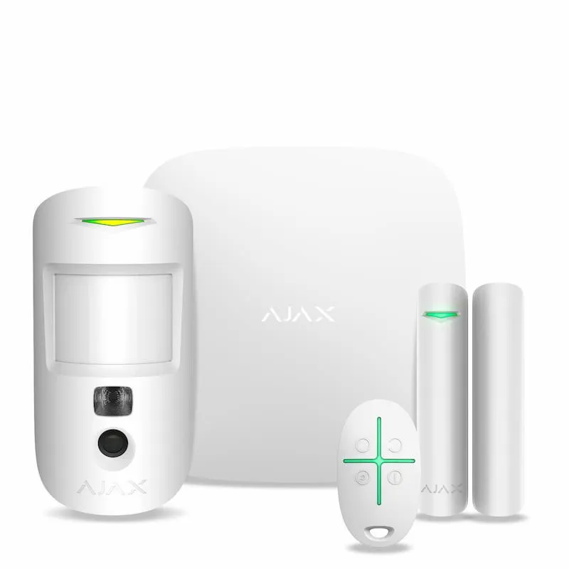 Комплект охоронної сигналізації Ajax HDR StarterKit Cam Plus White (StarterKit Cam Plus)