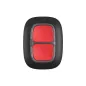 Бездротова екстрена кнопка Ajax DoubleButton Black