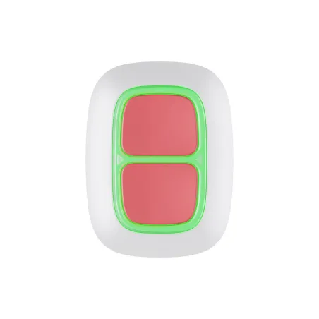 Бездротова екстрена кнопка Ajax DoubleButton White