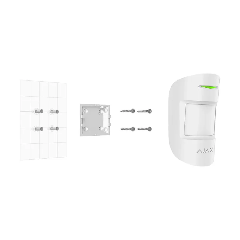 Кріпильна панель Ajax SmartBracket для MotionProtect, CombiProtect White Кріпильна панель Ajax SmartBracket для MotionProtect, CombiProtect White