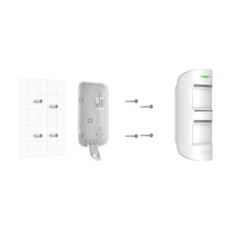 Кріпильна панель Ajax SmartBracket для MotionProtect Outdoor біла Кріпильна панель Ajax SmartBracket для MotionProtect Outdoor біла