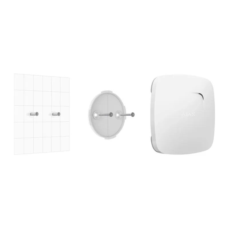 Кріпильна панель Ajax SmartBracket для FireProtect Black Кріпильна панель Ajax SmartBracket для FireProtect Black