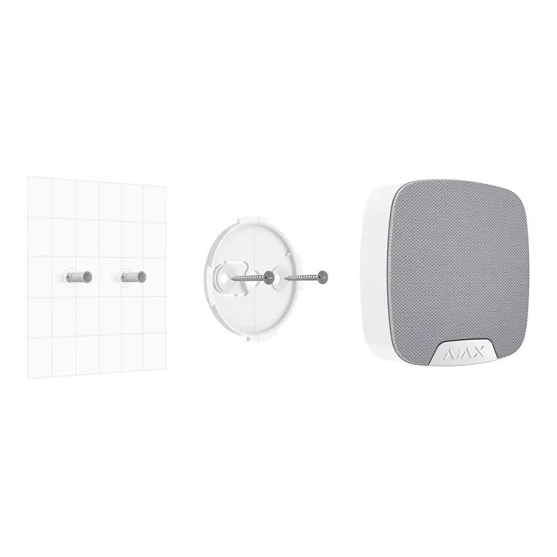 Кріпильна панель Ajax SmartBracket для HomeSiren Black Кріпильна панель Ajax SmartBracket для HomeSiren Black