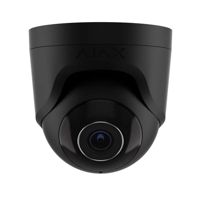 Дротова охоронна IP-камера Ajax TurretCam (5 Mp/2.8 mm) Black Дротова охоронна IP-камера Ajax TurretCam (5 Mp/2.8 mm) Black