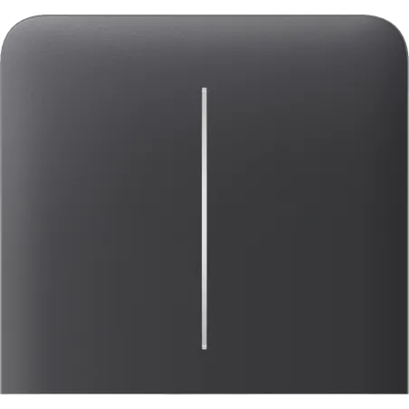 Бічна кнопка для двоклавішного вимикача Ajax SideButton (2-gang) vertical Graphite