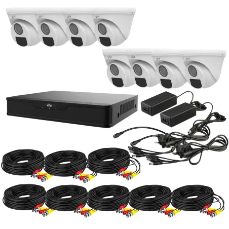 Комплект відеоспостереження Uniview AHD 8DOME