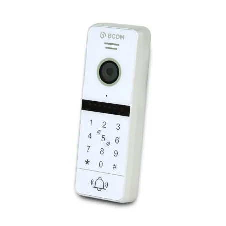 Відеопанель BCOM BT-400FHD-AC White з вбудованою клавіатурою і зчитувачем Mifare