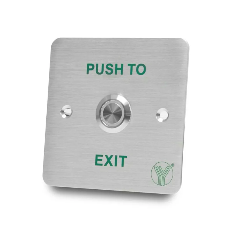 Кнопка виходу Yli Electronic YWP-880C(LED) водонепроникна з LED-підсвічуванням