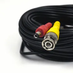 Кабель BNC-рower cable C 18 м (BNC+DC/BNC+DC) для передавання відеосигналу та живлення купити в Києві, інтернет-магазин Olden el