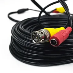 Кабель BNC-рower cable D 18 м (BNC+DC/BNC+DC) для передавання відеосигналу та живлення купити в Києві, інтернет-магазин Olden el