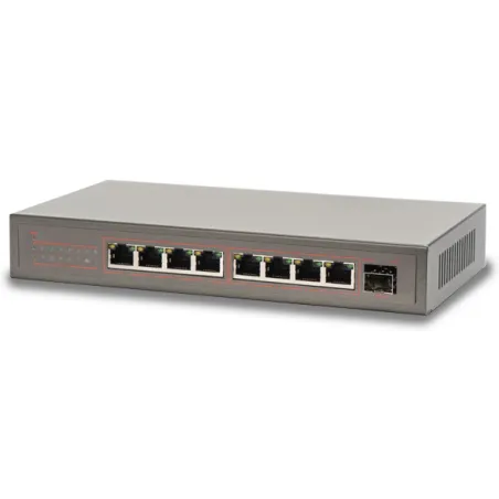 Комутатор Tecsar TS-81sfp Black