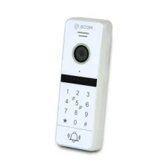Відеопанель BCOM BT-400FHD-AC White з вбудованою клавіатурою і зчитувачем Mifare