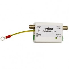 Грозозащита на коаксиал F-F Twist-LGC+PWR12V