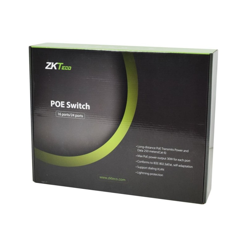 PoE-коммутатор ZKTeco ZK-PoE2421NS-300W с 24 портами PoE