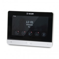 Комплект Wi-Fi відеодомофонa 7" BCOM BD-760FHD/T Silver з підтримкою Tuya Smart + BT-400HD-AC Black