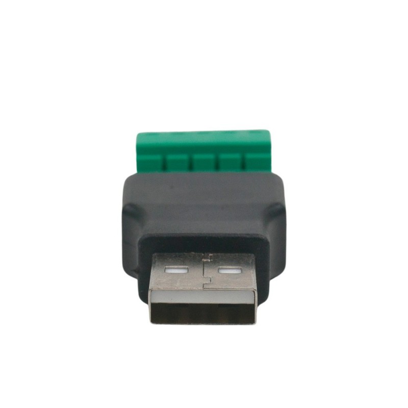 Роз'єм USB під затискач (male)