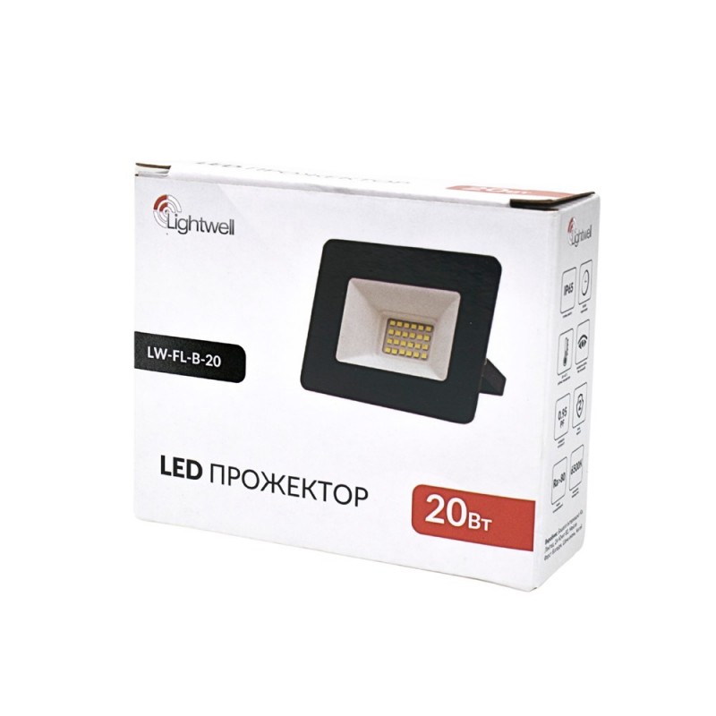 Прожектор светодиодный Lightwell LW-FL-B-20 20 W