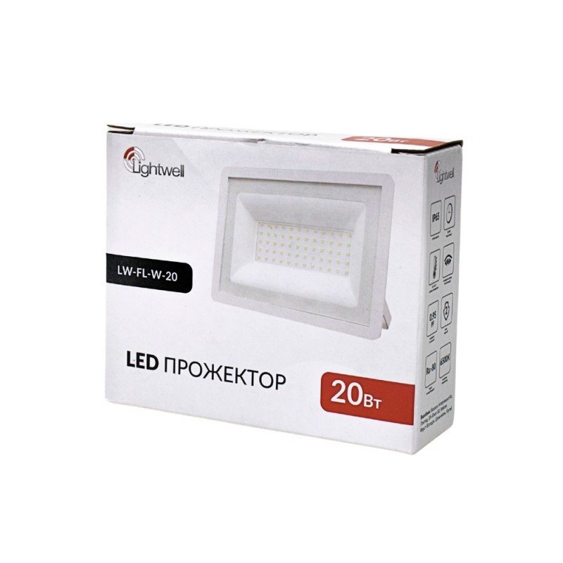 Прожектор светодиодный Lightwell LW-FL-W-20 20 W