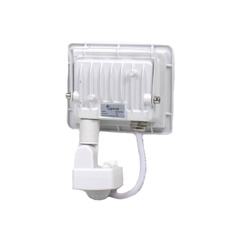 Прожектор светодиодный Lightwell LW-FL-W-20-S 20 W с датчиком движения