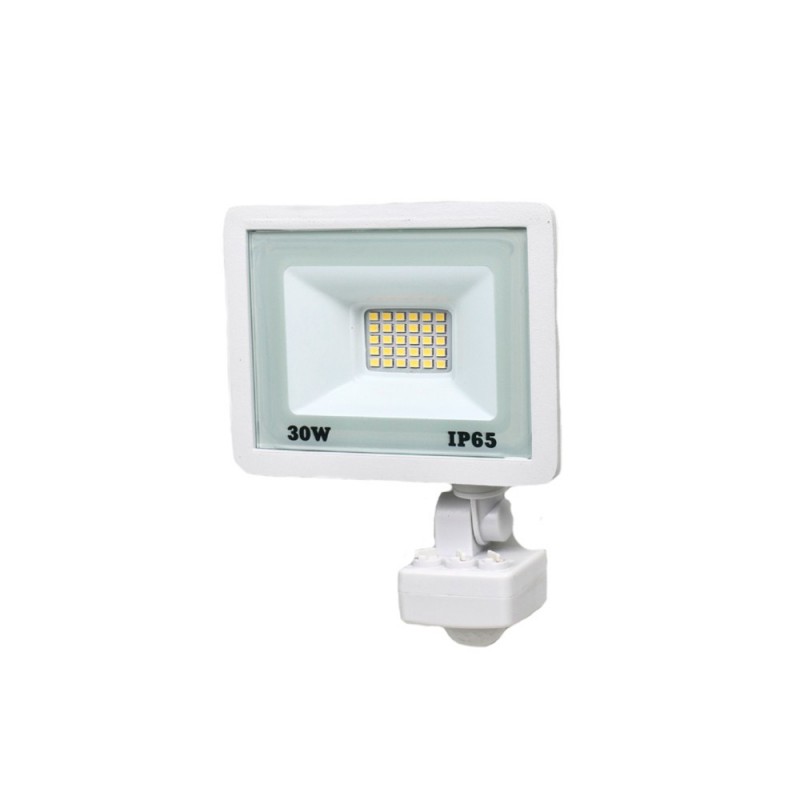 Прожектор світлодіодний LIGHTWELL LW-FL-W-30-S 30 W з датчиком руху