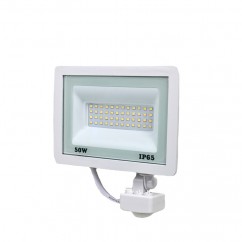 Прожектор светодиодный LIGHTWELL LW-FL-W-50-S 50 W с датчиком движения