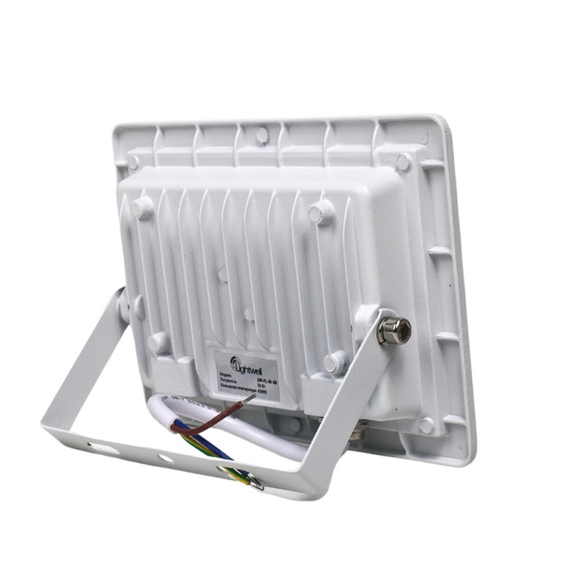 Комплект 5+5 світлодіодних прожекторів Lightwell 50W: 5 x LW-FL-B-50 та 5 x LW-FL-W-50