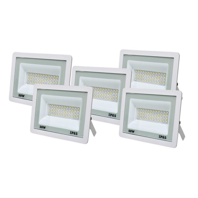 Комплект із 5 світлодіодних прожекторів Lightwell 50W (LW-FL-W-50)