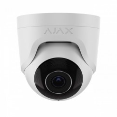 Дротова охоронна IP-камера Ajax TurretCam (8 Mp/2.8 mm) White