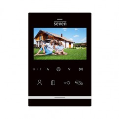 Відеодомофон 4 дюйми SEVEN DP–7541 black