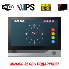 IP-видеодомофон 7 дюймов с Wi-Fi SEVEN DP-7578FHDW - IPS black