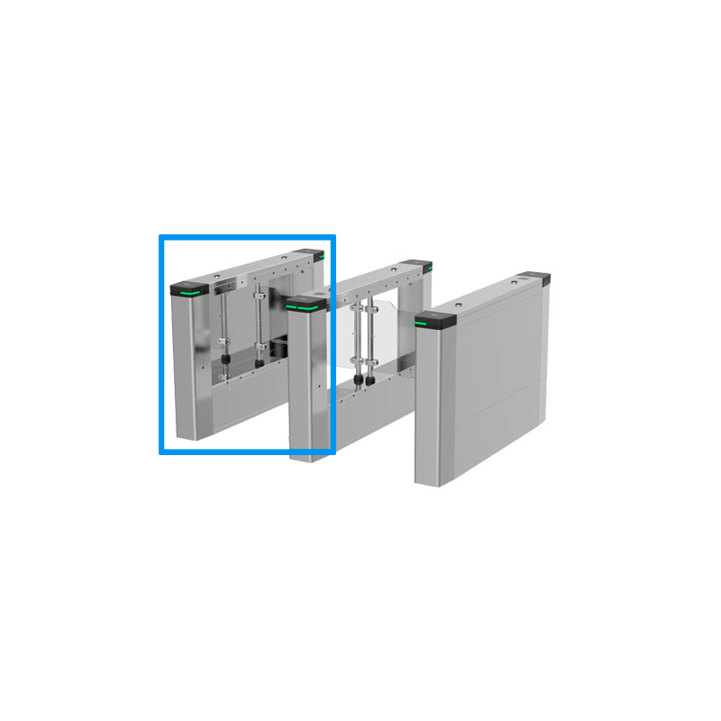 Ліва стійка турнікету Speed Gate Uniview OFG8501-L-YP65-A (650 мм) Gray